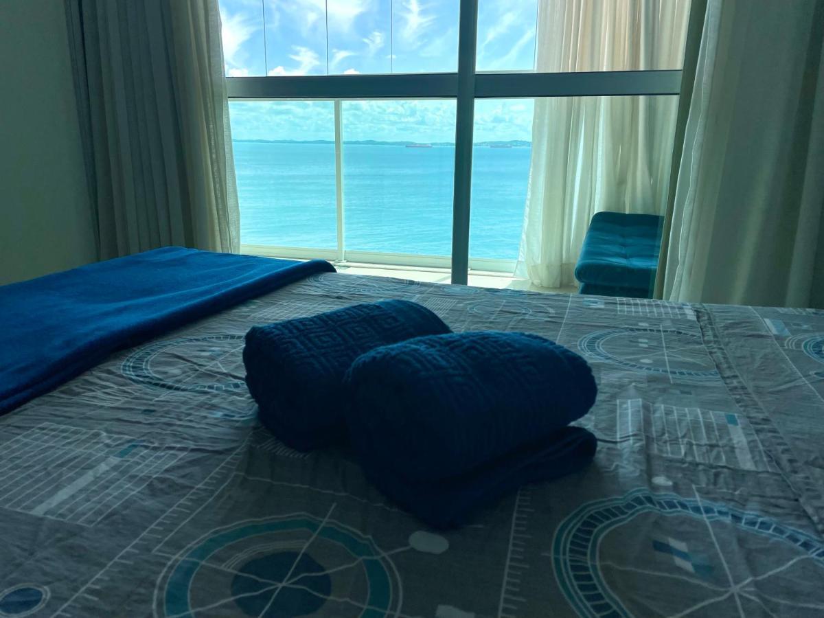 Apartamento Cloc Marina Vista Mar p/ a Baía de Todos os Santos Salvador de Bahía Exterior foto