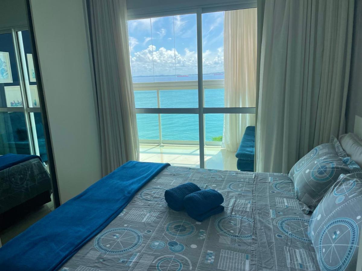 Apartamento Cloc Marina Vista Mar p/ a Baía de Todos os Santos Salvador de Bahía Exterior foto