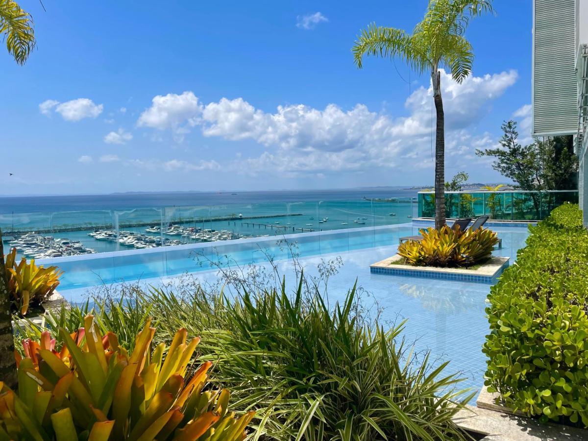 Apartamento Cloc Marina Vista Mar p/ a Baía de Todos os Santos Salvador de Bahía Exterior foto