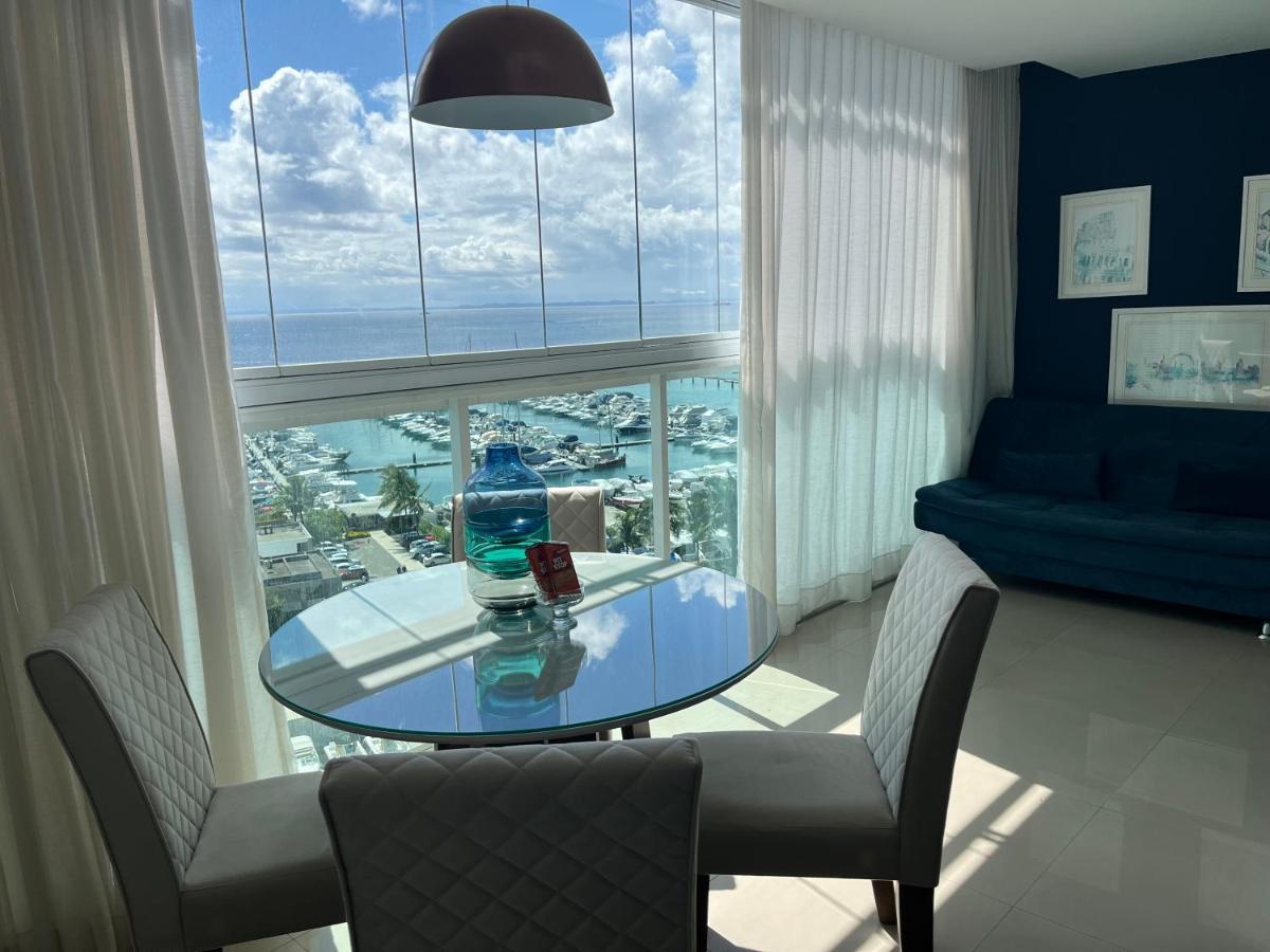 Apartamento Cloc Marina Vista Mar p/ a Baía de Todos os Santos Salvador de Bahía Exterior foto