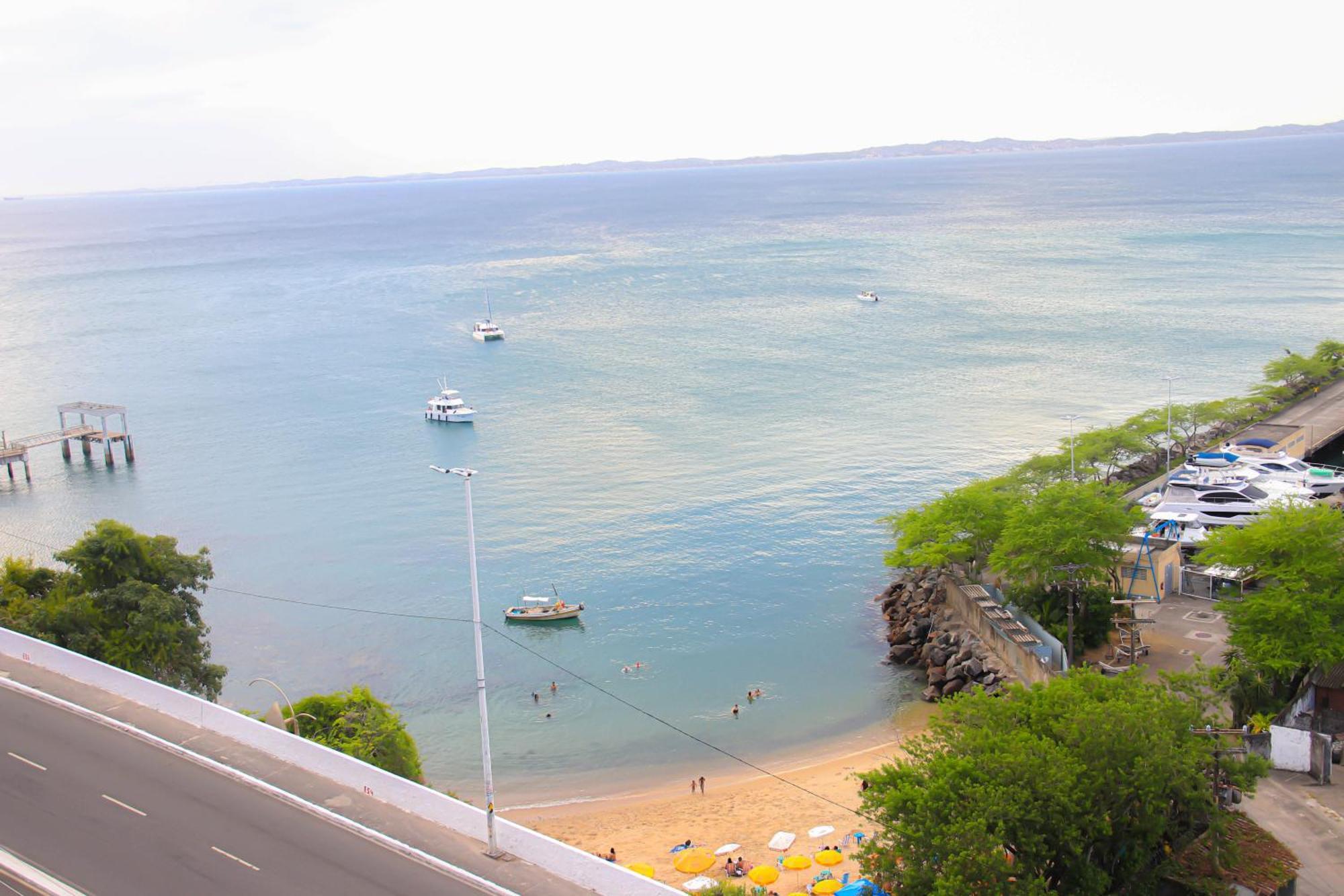 Apartamento Cloc Marina Vista Mar p/ a Baía de Todos os Santos Salvador de Bahía Exterior foto