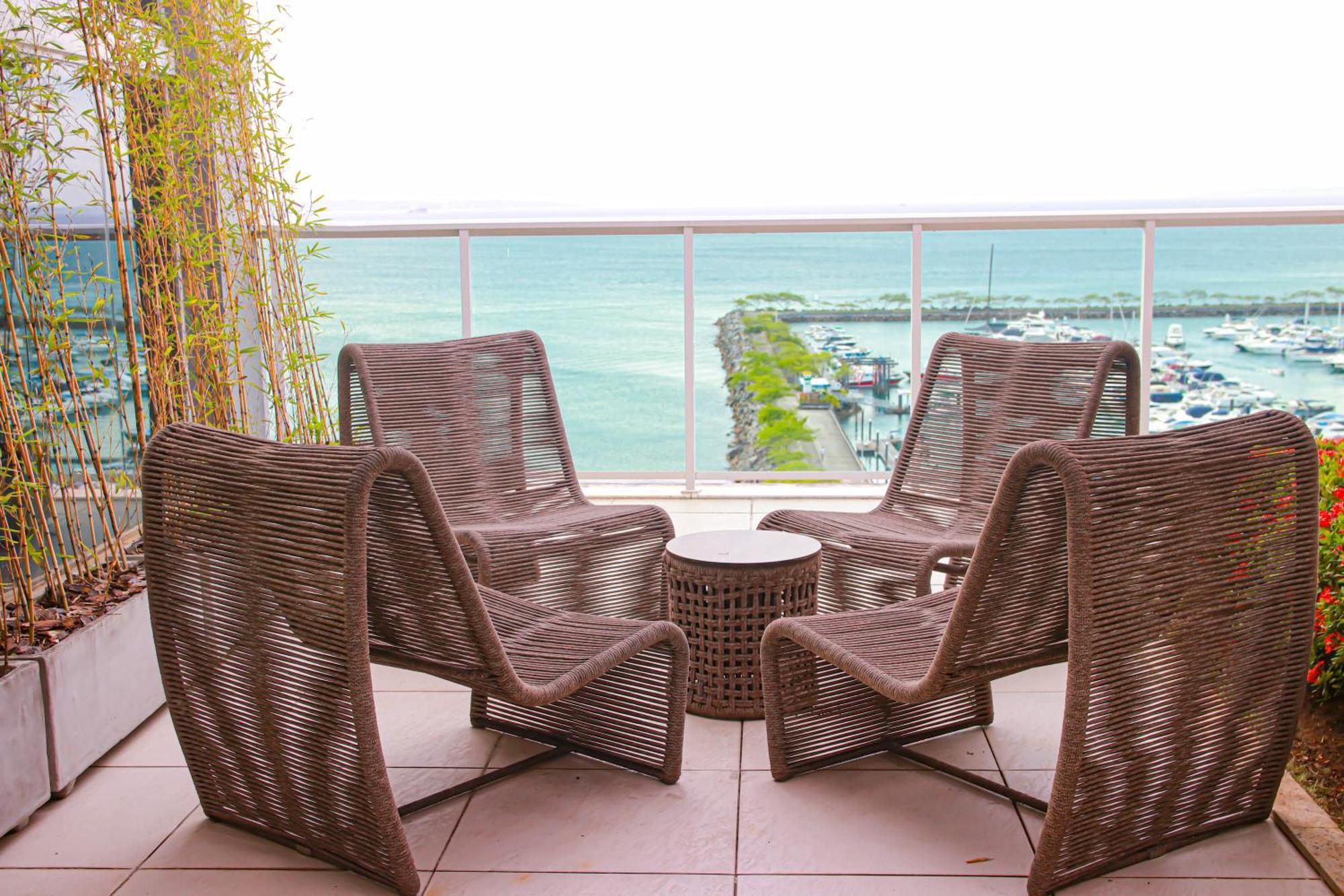Apartamento Cloc Marina Vista Mar p/ a Baía de Todos os Santos Salvador de Bahía Exterior foto