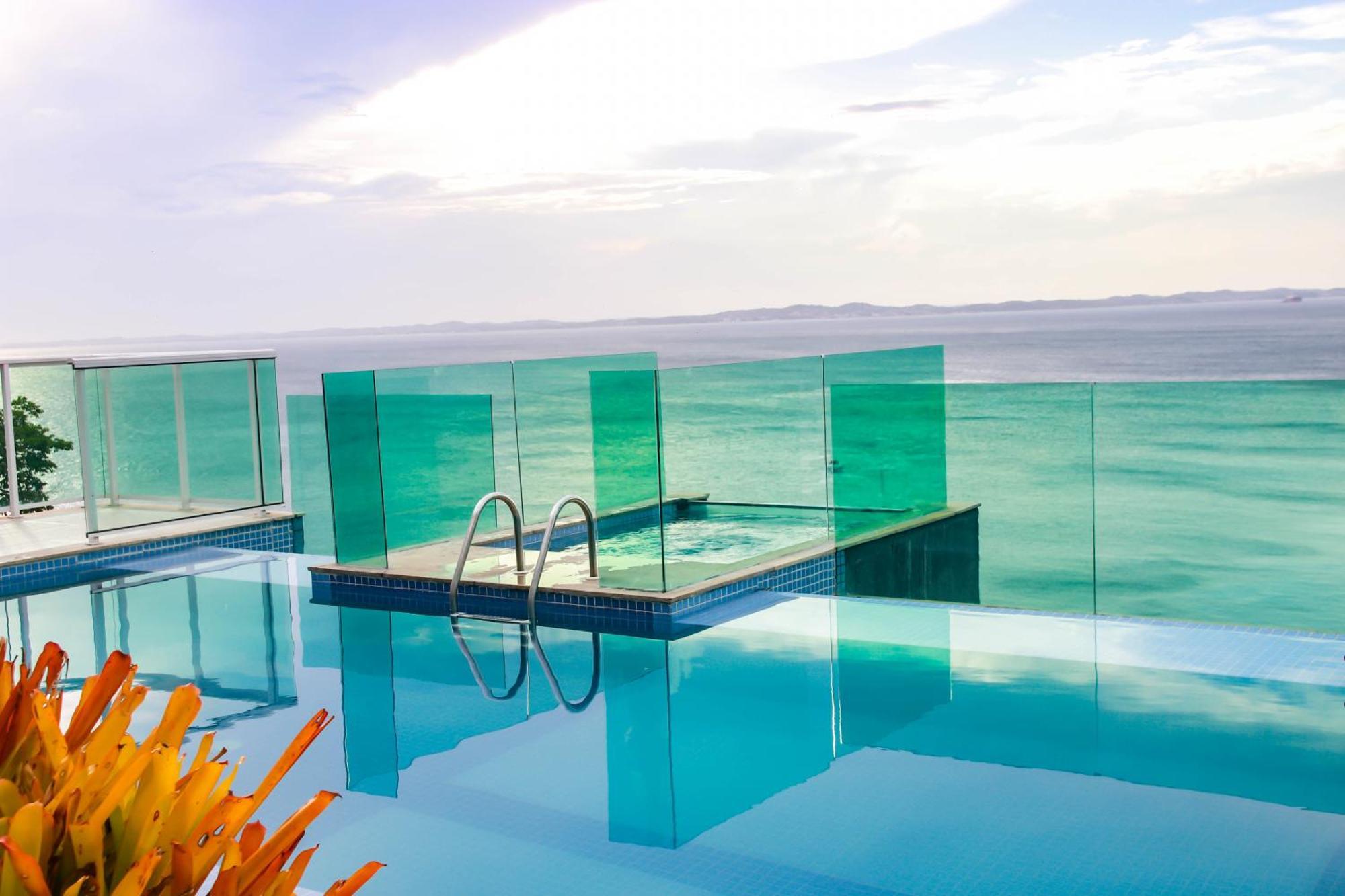Apartamento Cloc Marina Vista Mar p/ a Baía de Todos os Santos Salvador de Bahía Exterior foto