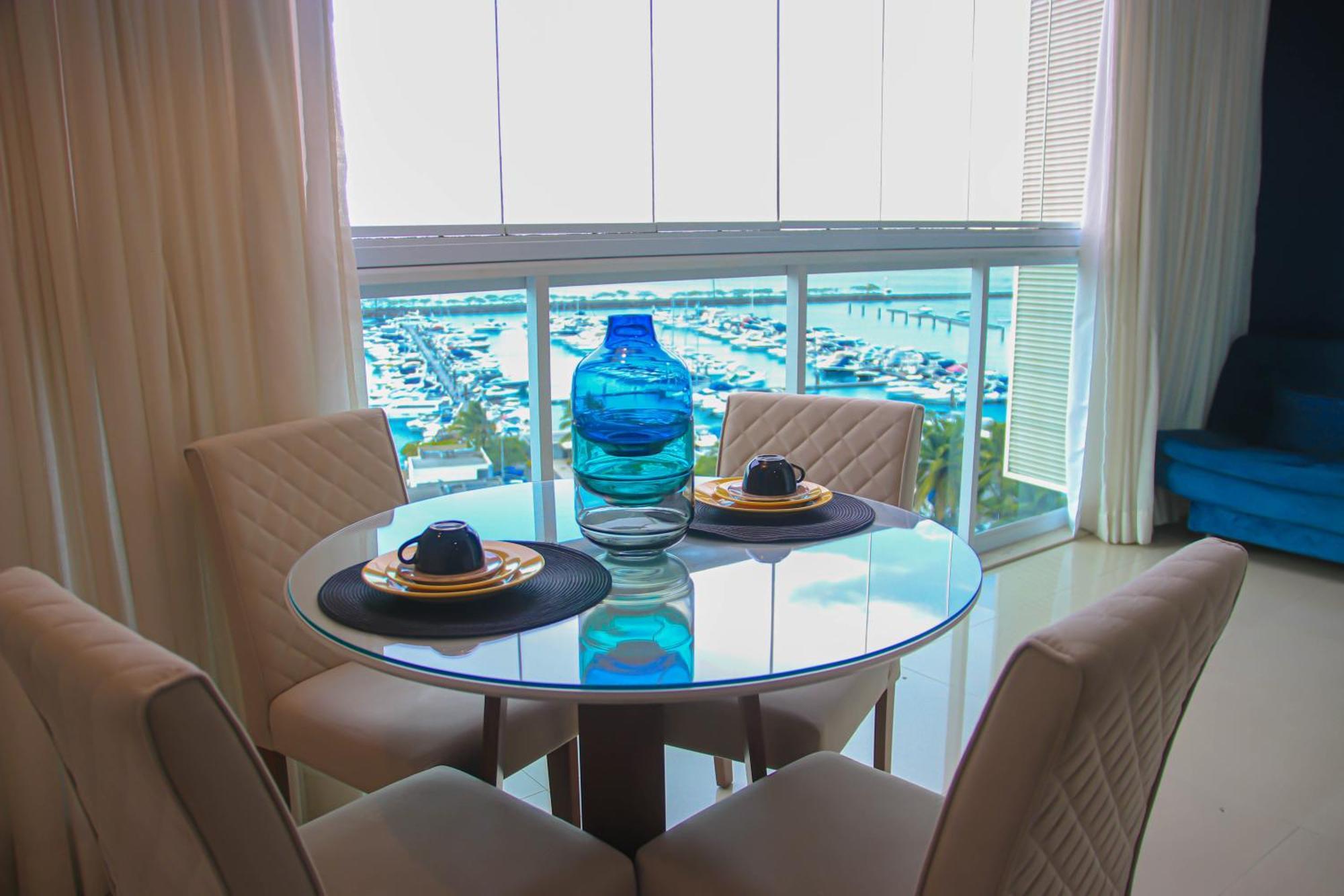 Apartamento Cloc Marina Vista Mar p/ a Baía de Todos os Santos Salvador de Bahía Exterior foto